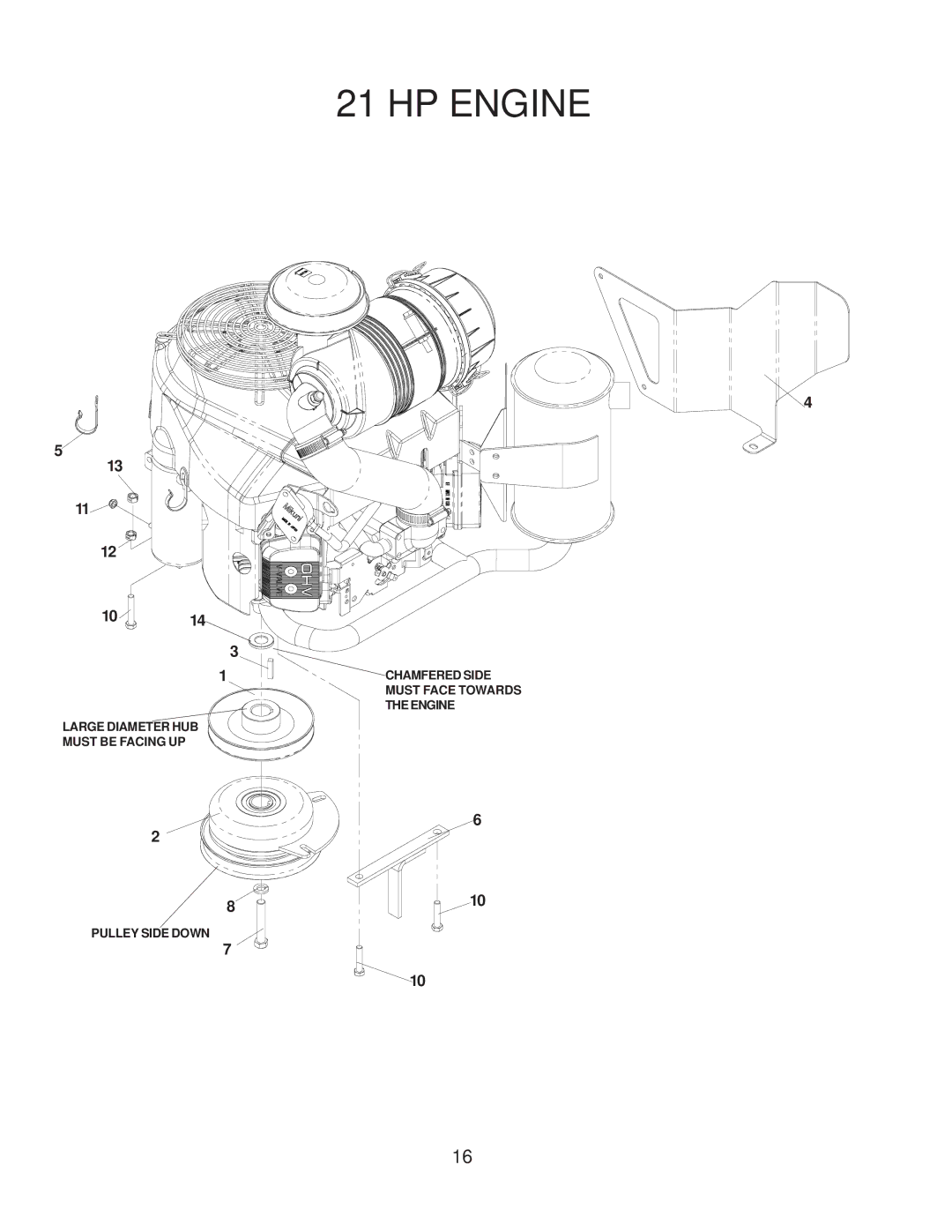 Yazoo/Kees KKFW52211, KKFW48171 manual HP Engine 