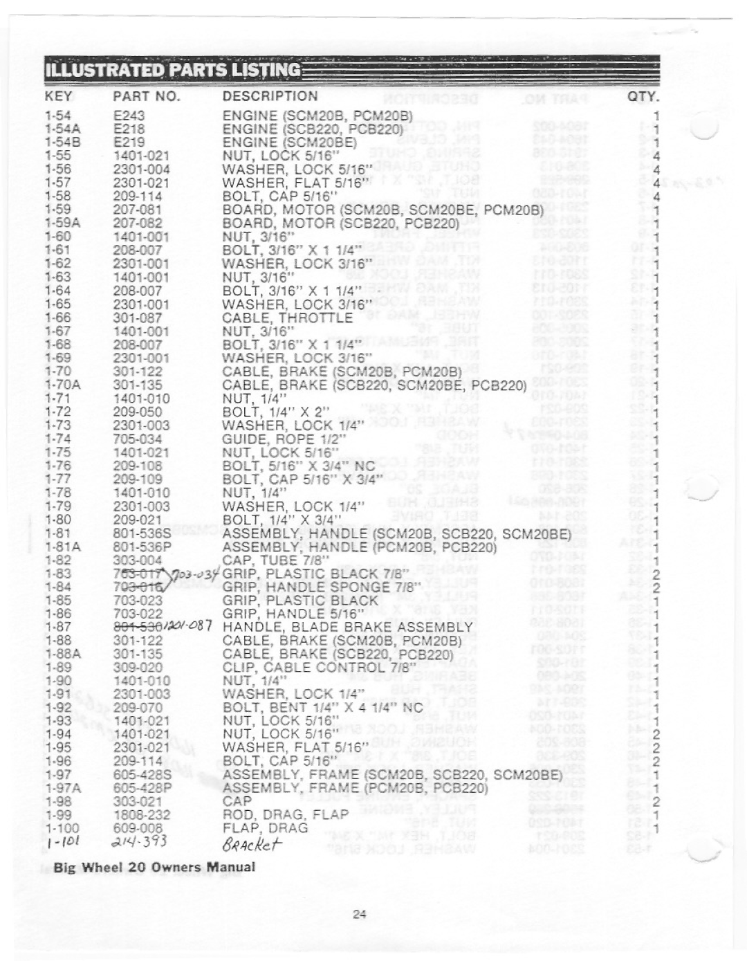 Yazoo/Kees SCB220, PCM20B, PCB220, SCM20BE manual 