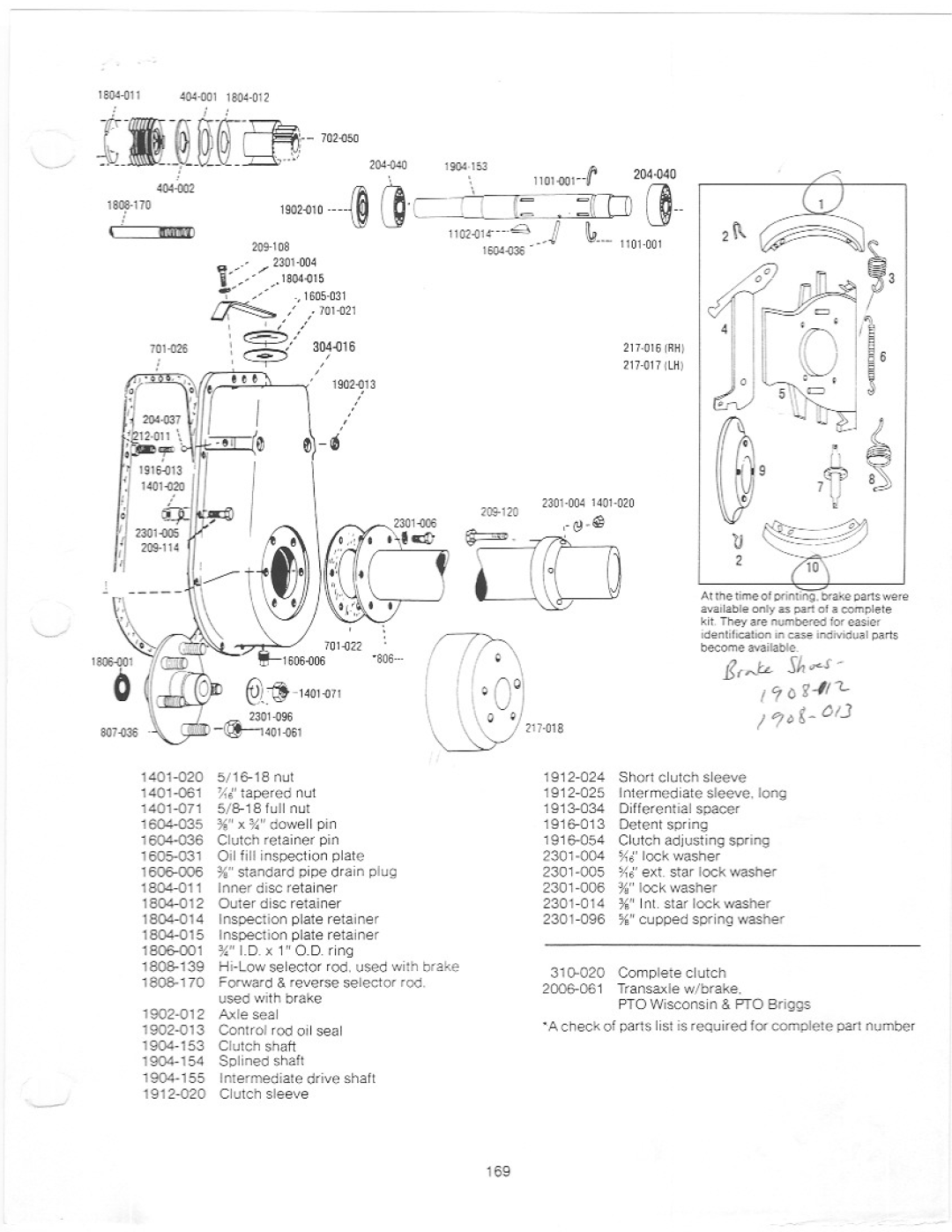 Yazoo/Kees PTO-B manual 