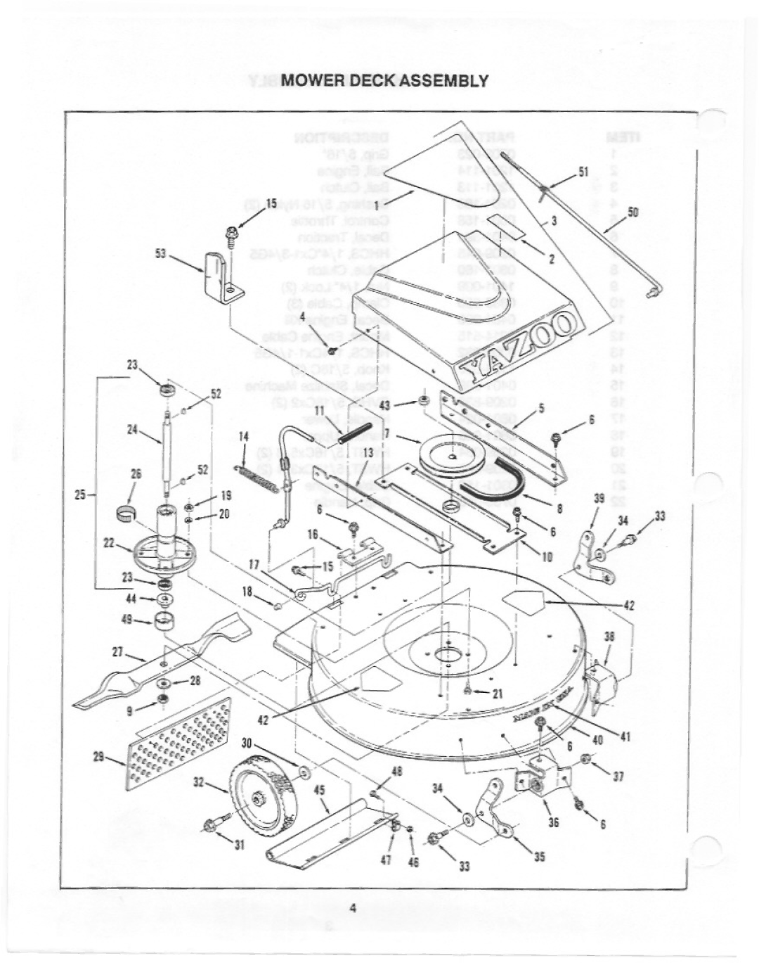 Yazoo/Kees S22CB1 manual 