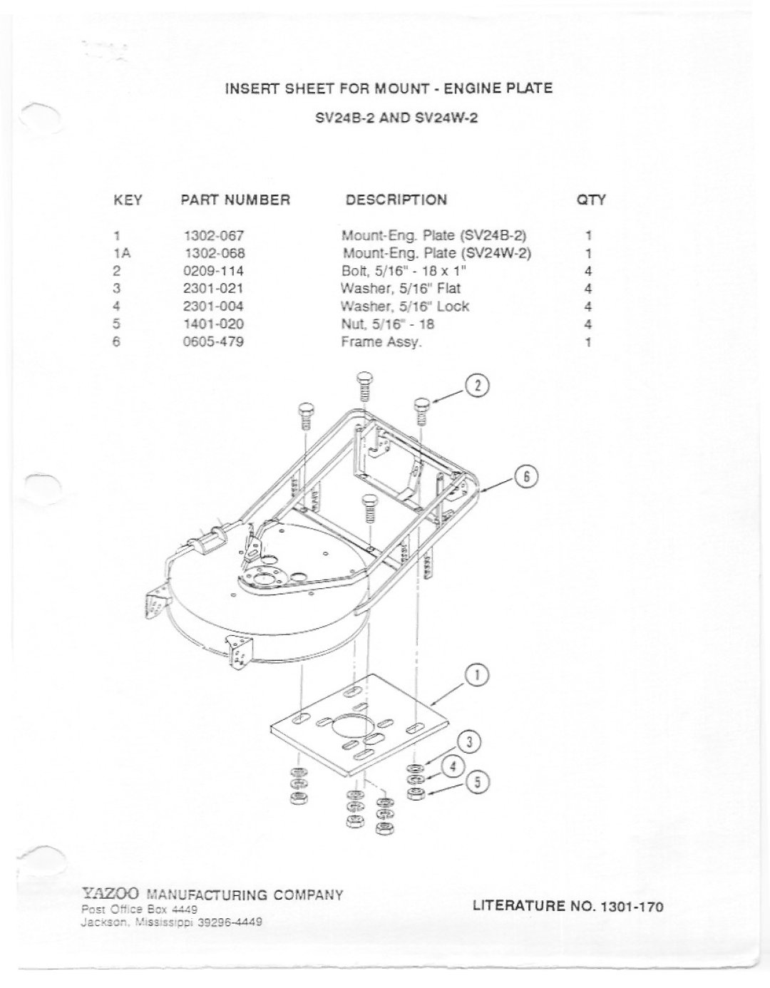 Yazoo/Kees SV24W-3 manual 