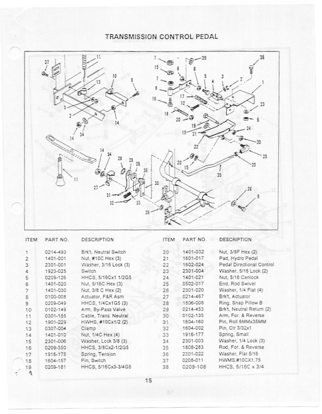 Yazoo/Kees YHRLK20, YHRLK23, YHRK20 manual 