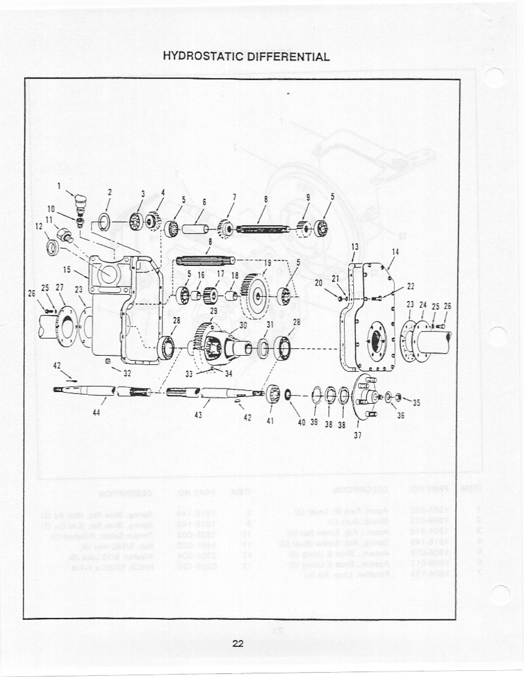 Yazoo/Kees YHRLK23, YHRLK20, YHRK20 manual 