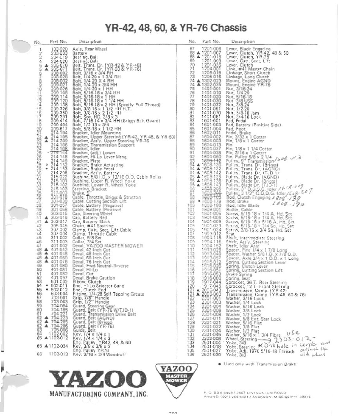 Yazoo/Kees YAZOO TRAILER, YT-10 HD manual 