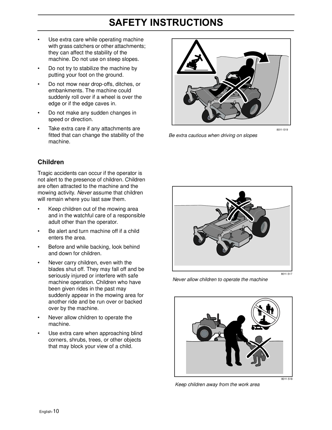 Yazoo/Kees ZEKH48240, ZEKH52240, ZEKH42200 manual Children 