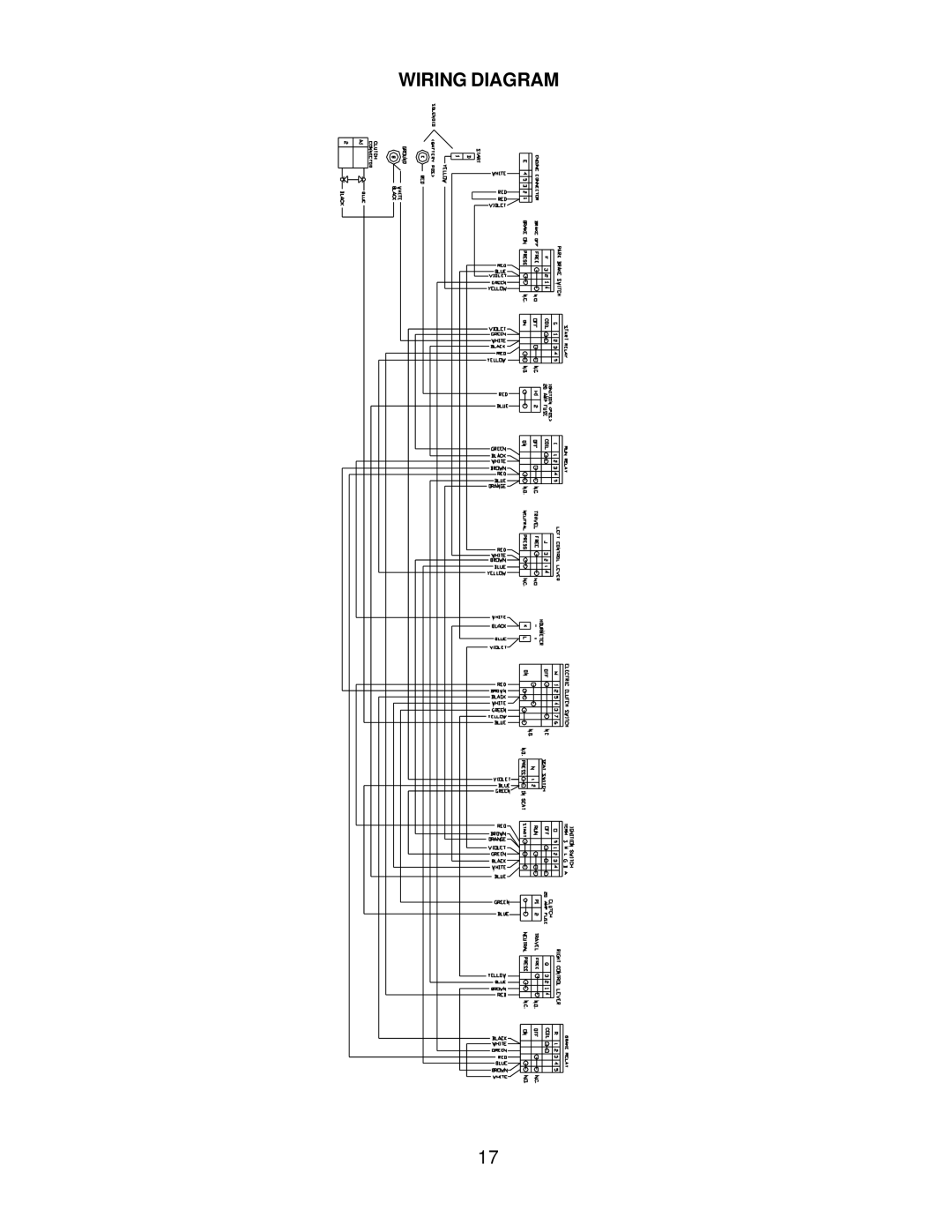 Yazoo/Kees ZKH61253, ZKHP52233, ZKHP61253, ZKHP52253, ZKH52253, ZKW52233, ZKH52223, ZKW61233 Wiring Diagram 