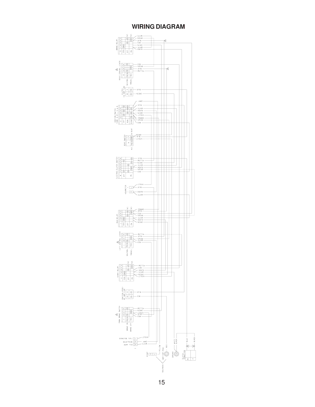 Yazoo/Kees ZKW42170, ZKW48170, ZKW48190 important safety instructions Wiring Diagram 