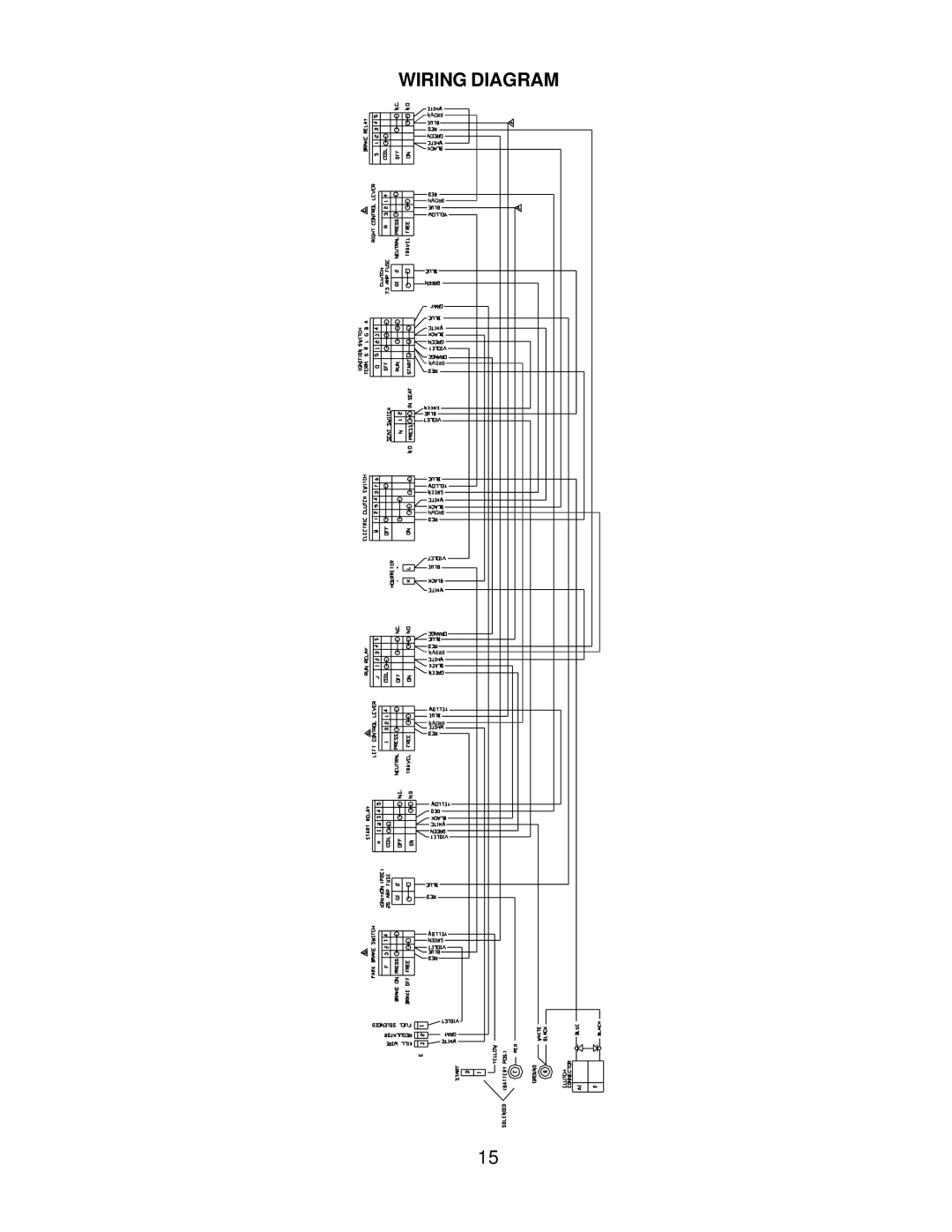 Yazoo/Kees ZKWQL48170, ZKWQL48190 important safety instructions Wiring Diagram 