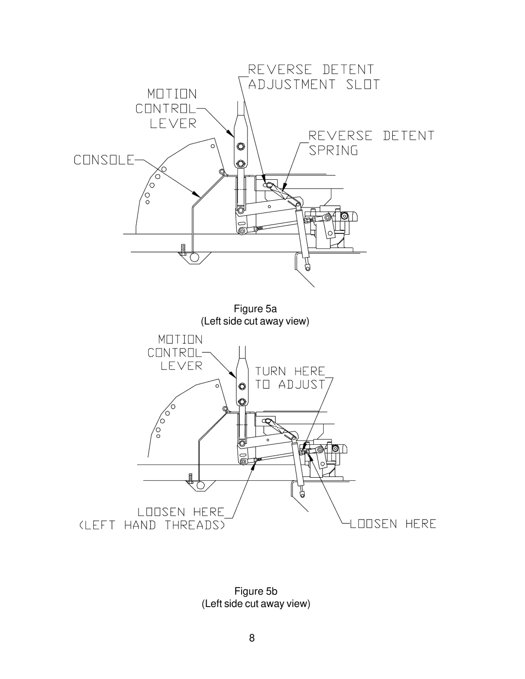 Yazoo/Kees ZKWQL48170, ZKWQL48190 important safety instructions Left side cut away view 