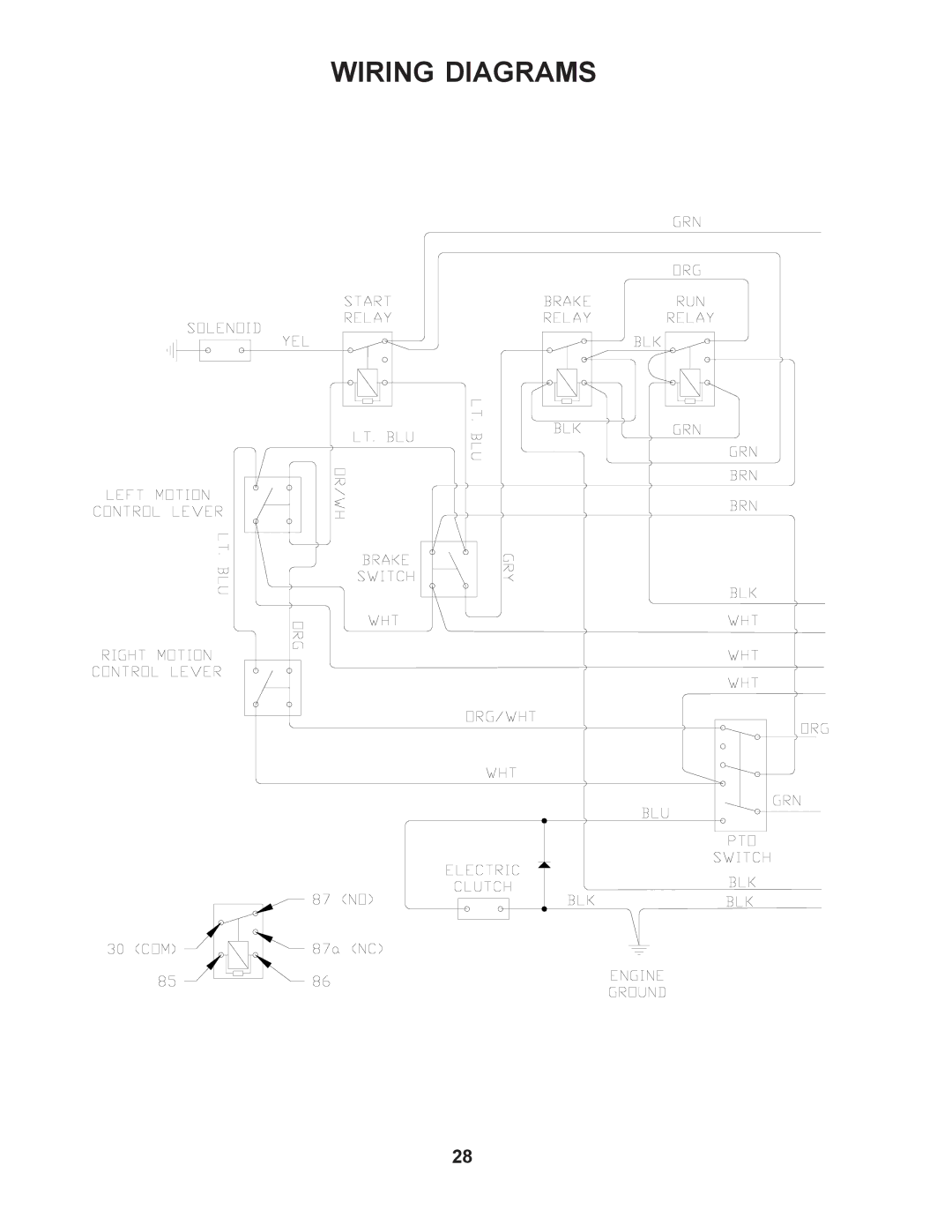 Yazoo/Kees ZMBI48181, ZMKW48191, ZMKW52211, ZMKW52231, ZMKH52231, ZMKW61231 manual Wiring Diagrams 