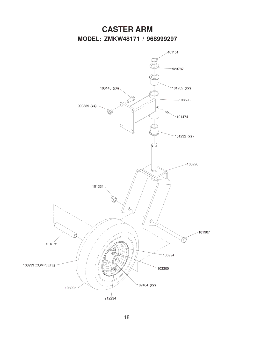 Yazoo/Kees manual Model ZMKW48171 