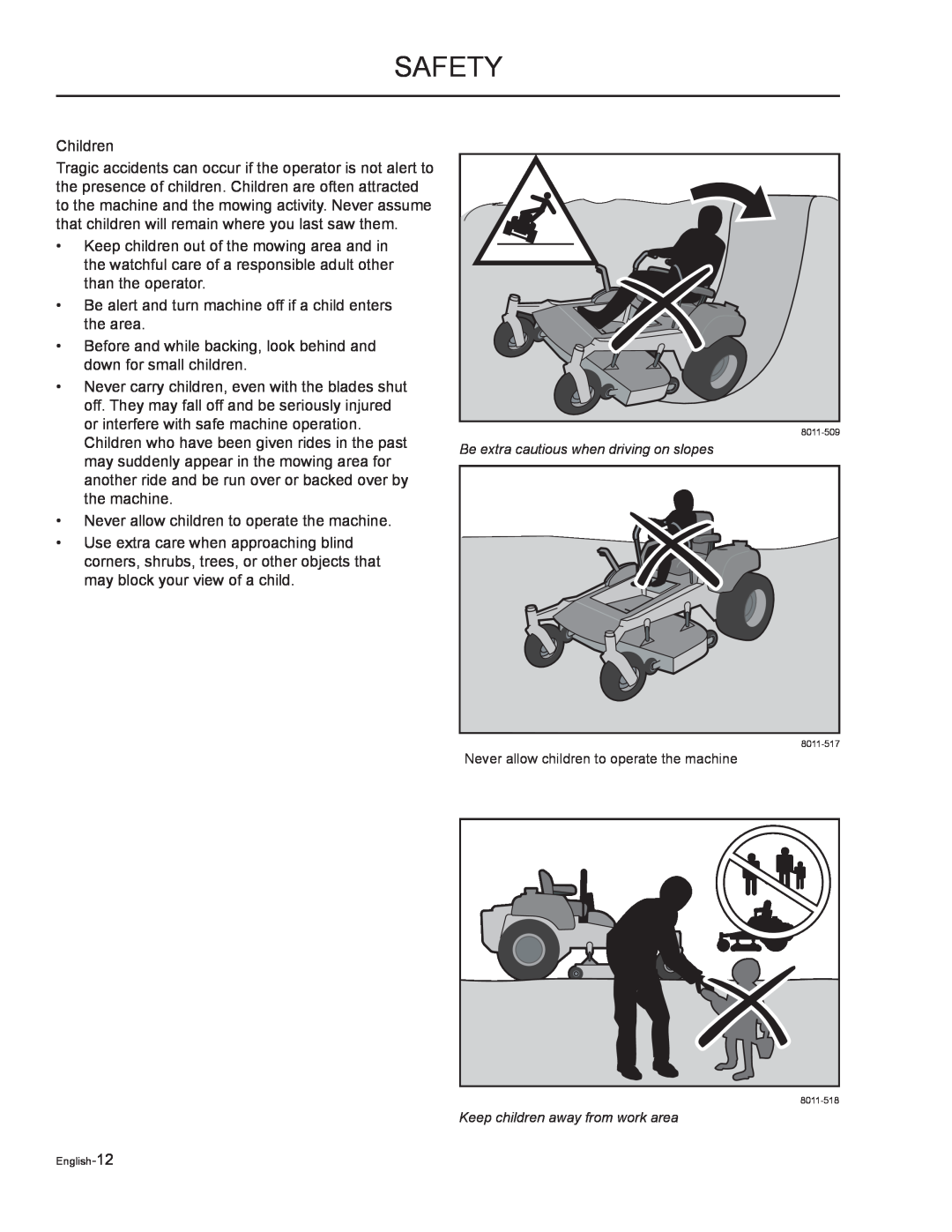 Yazoo/Kees ZMKW48192, ZMKW52212, ZMKH61252, ZMKH52252, ZMKW48172 manual Safety, Children 