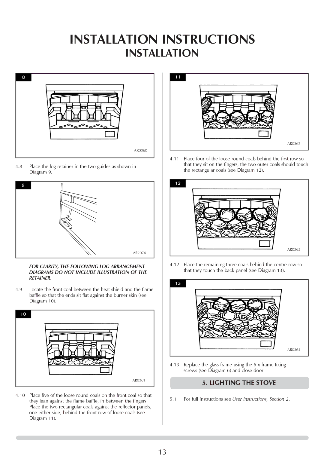 Yeoman PR1145 instruction manual For full instructions see User Instructions, Section 