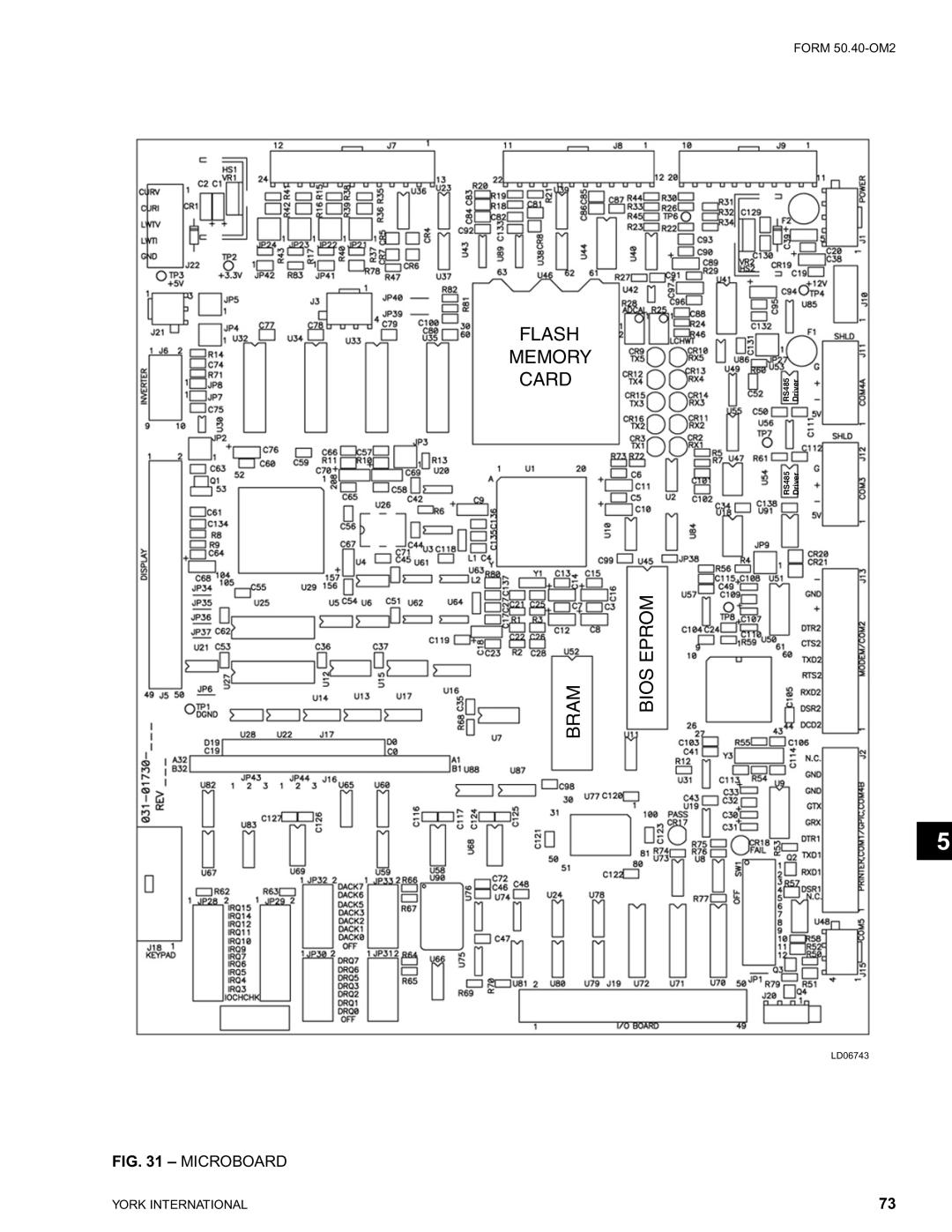 York 00497VIP manual Flash Memory Card Bram Bios Eprom 