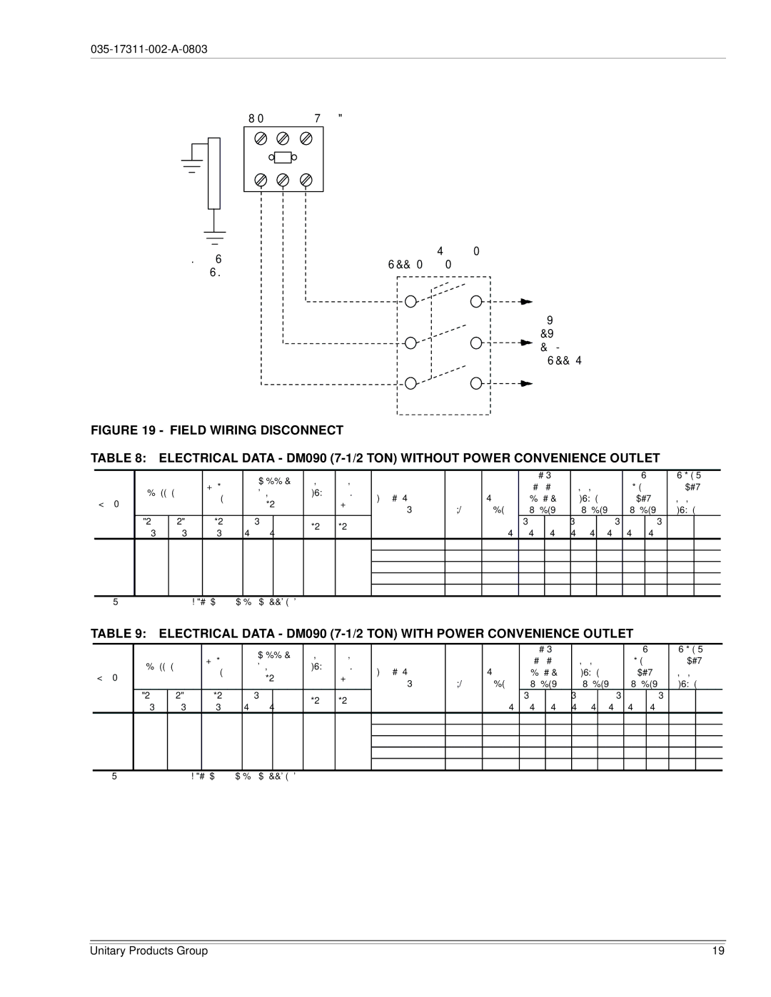 York 120, 150 installation manual Rla Lra Fla 