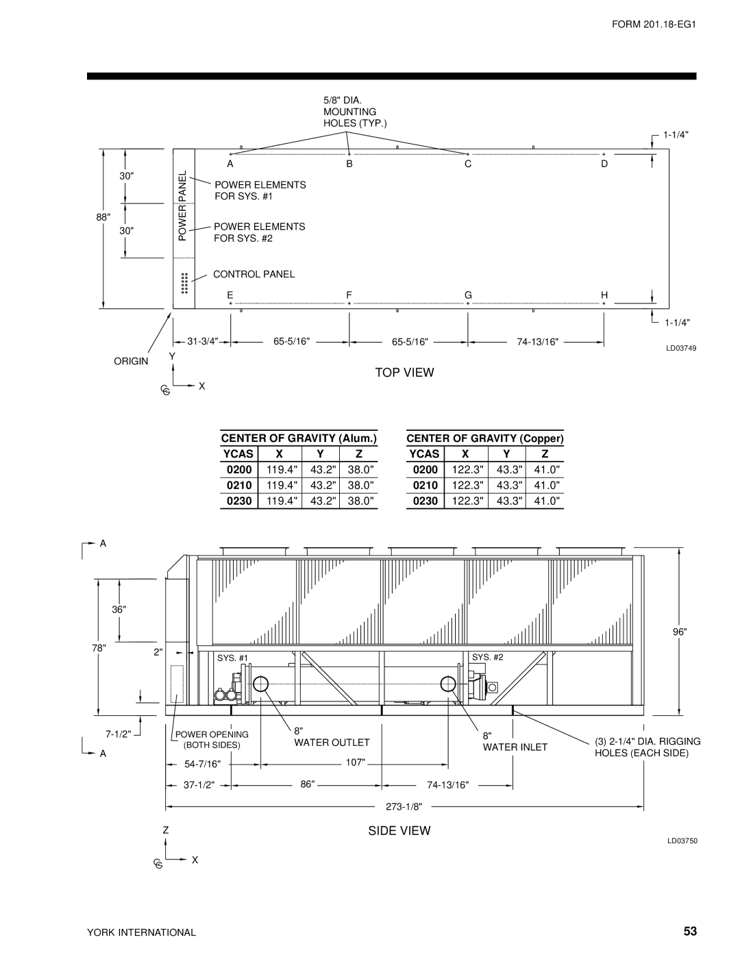 York 28971AR manual 0200, 0210, 0230 