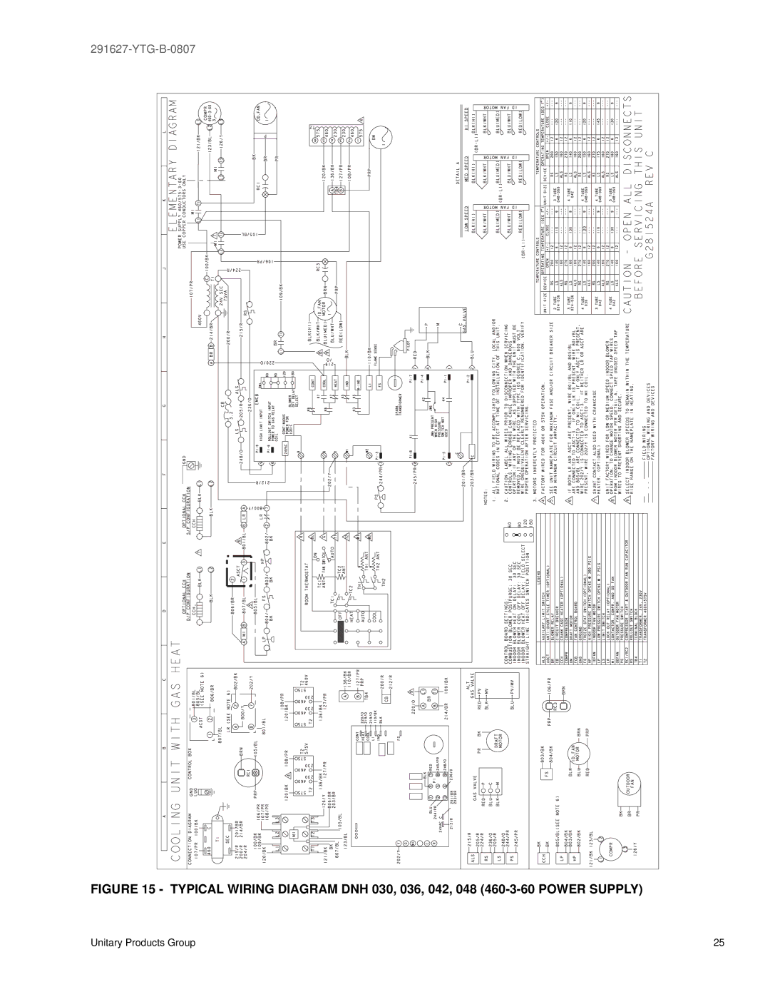 York 291627-YTG-B-0807 warranty 