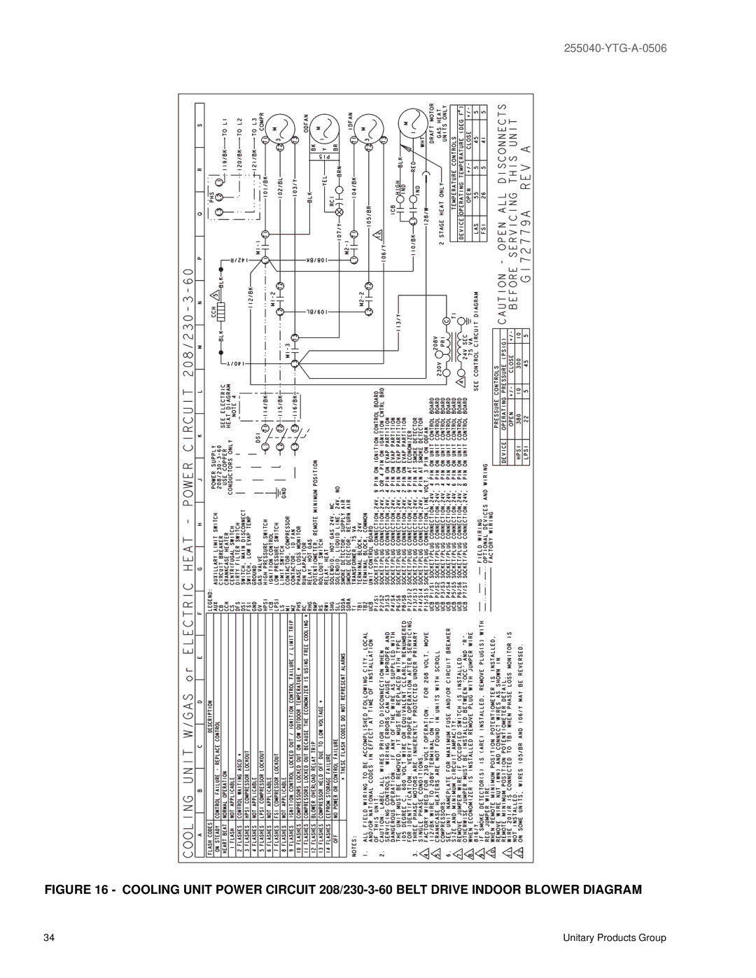 York 60, 36, 48 warranty YTG-A-0506 