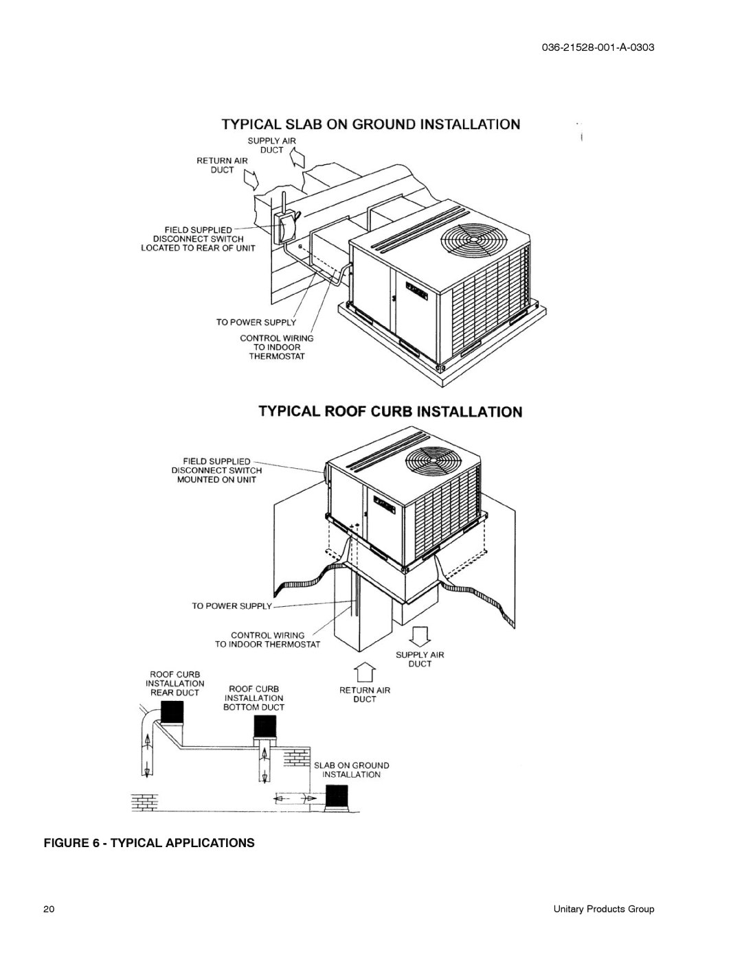 York B1HP024 THRU 048 manual Typical Applications 