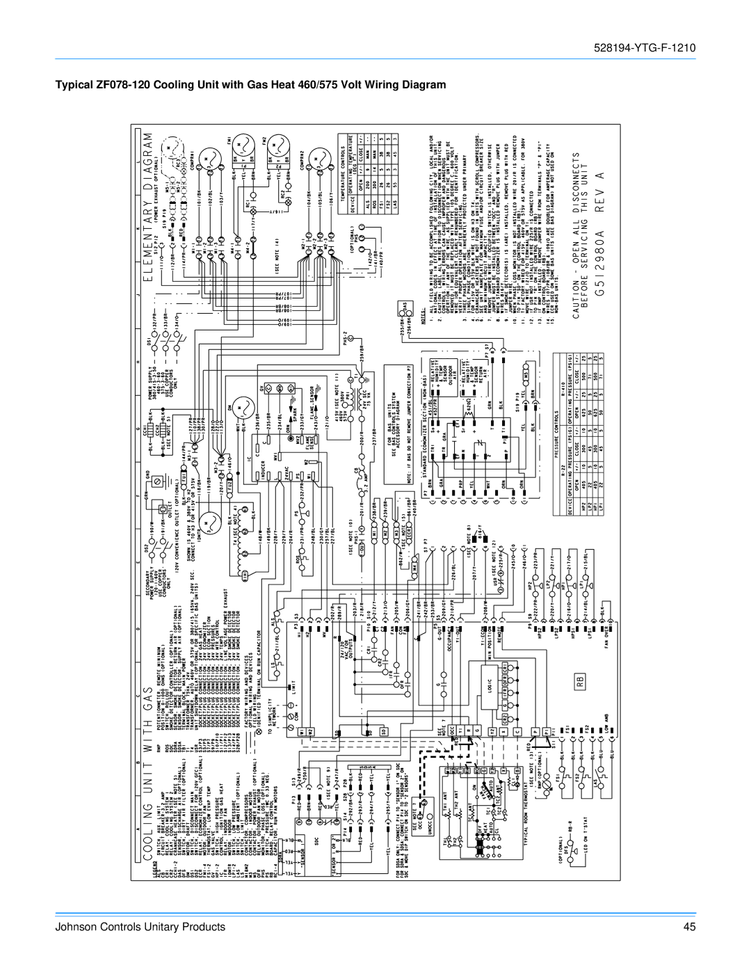 York R-410A manual YTG-F-1210 