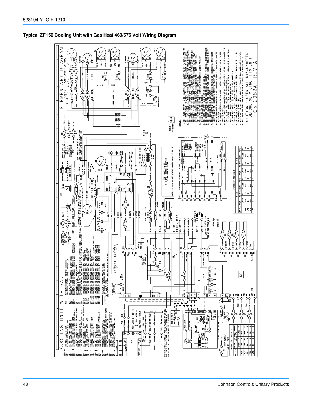 York R-410A manual YTG-F-1210 