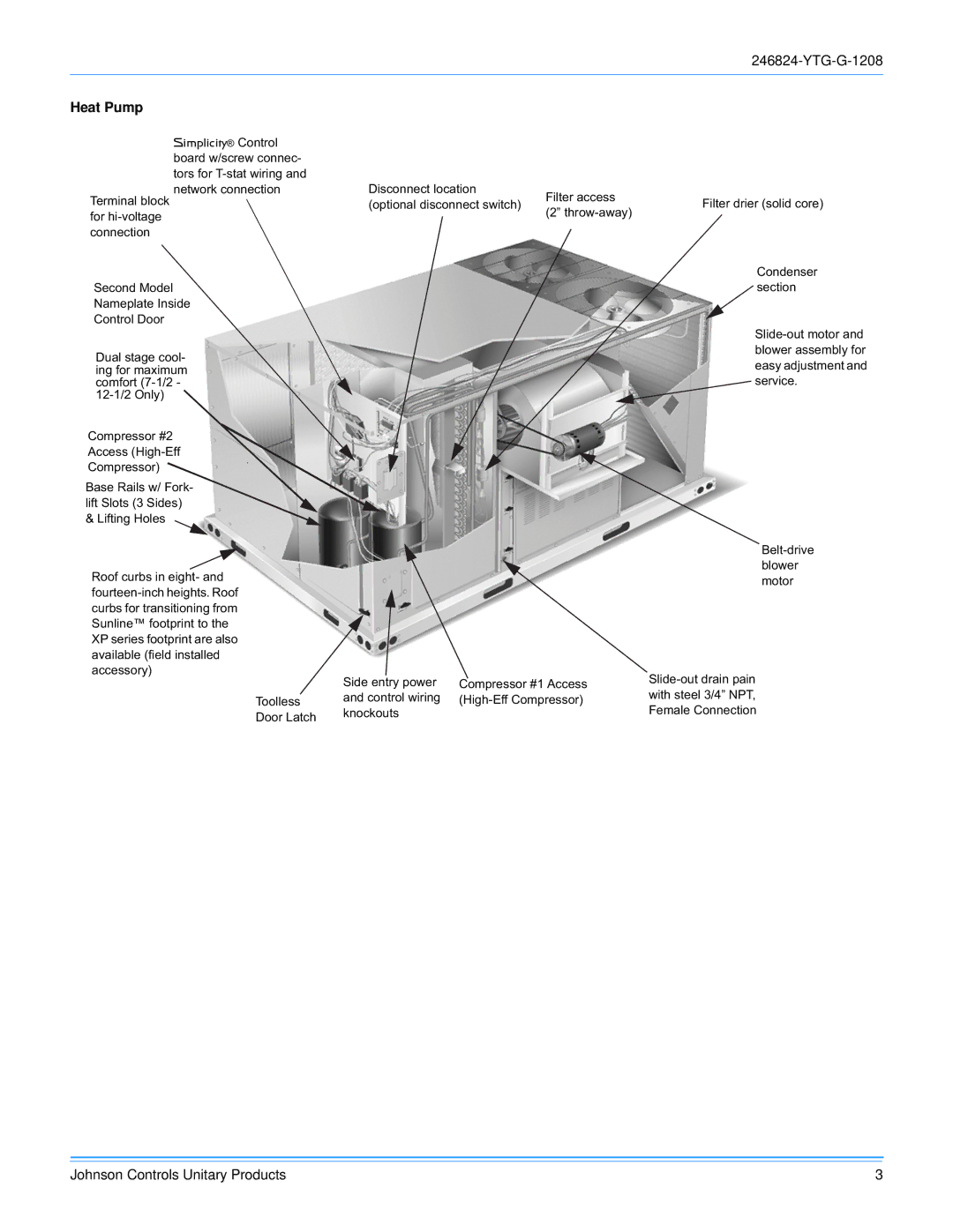 York R-410A manual Heat Pump 