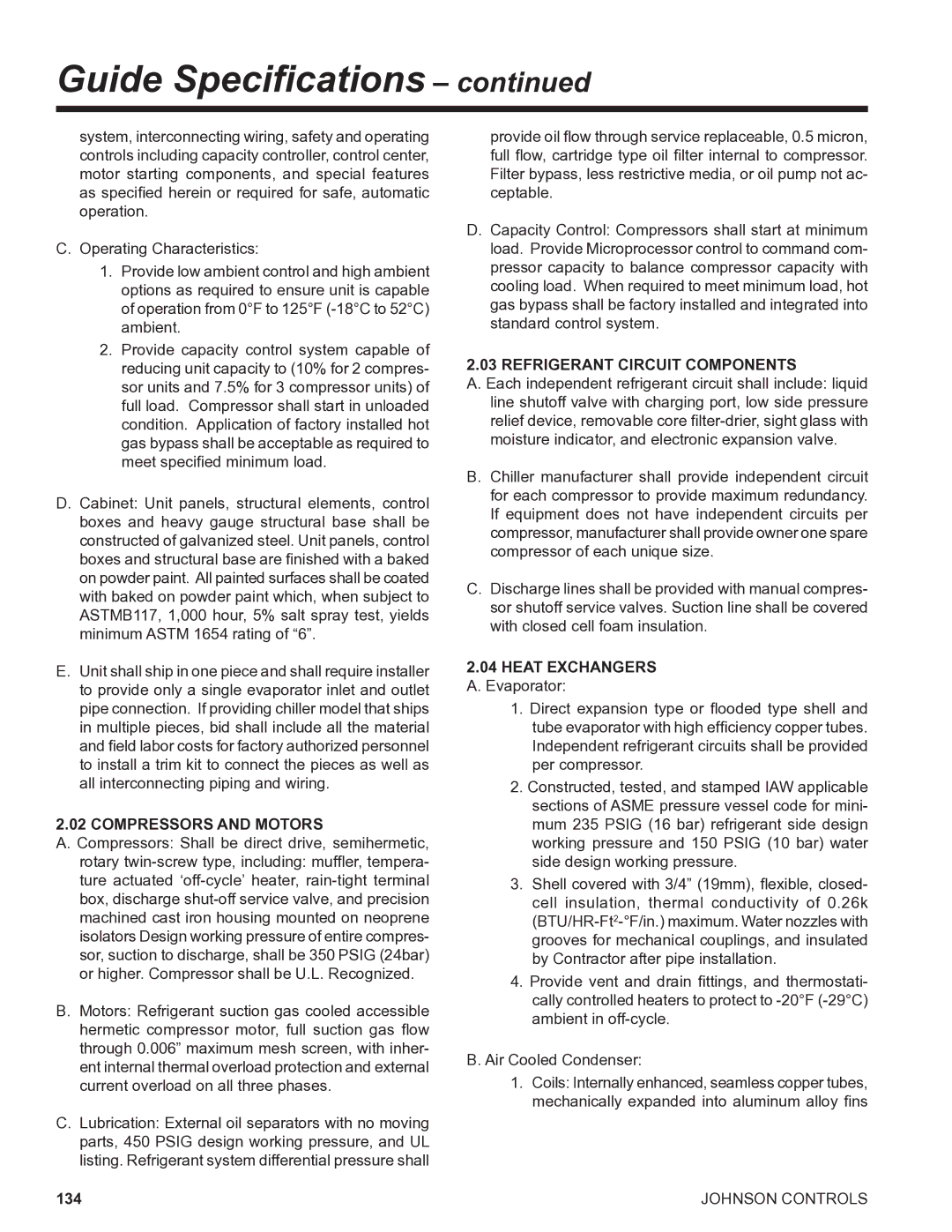 York R134A manual Compressors and Motors, Refrigerant Circuit Components 