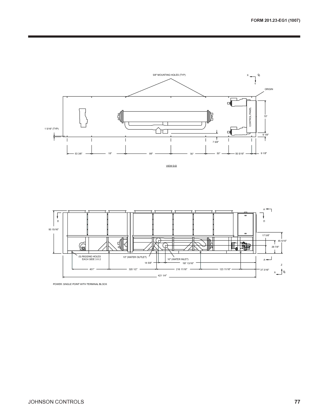 York R134A manual Mounting Holes TYP 