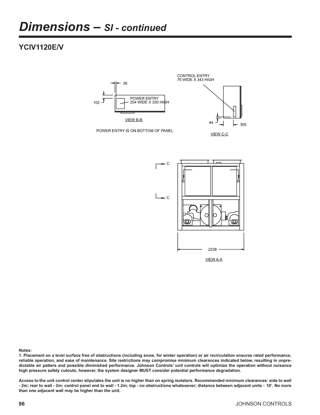 York R134A manual YCIV1120E/V 