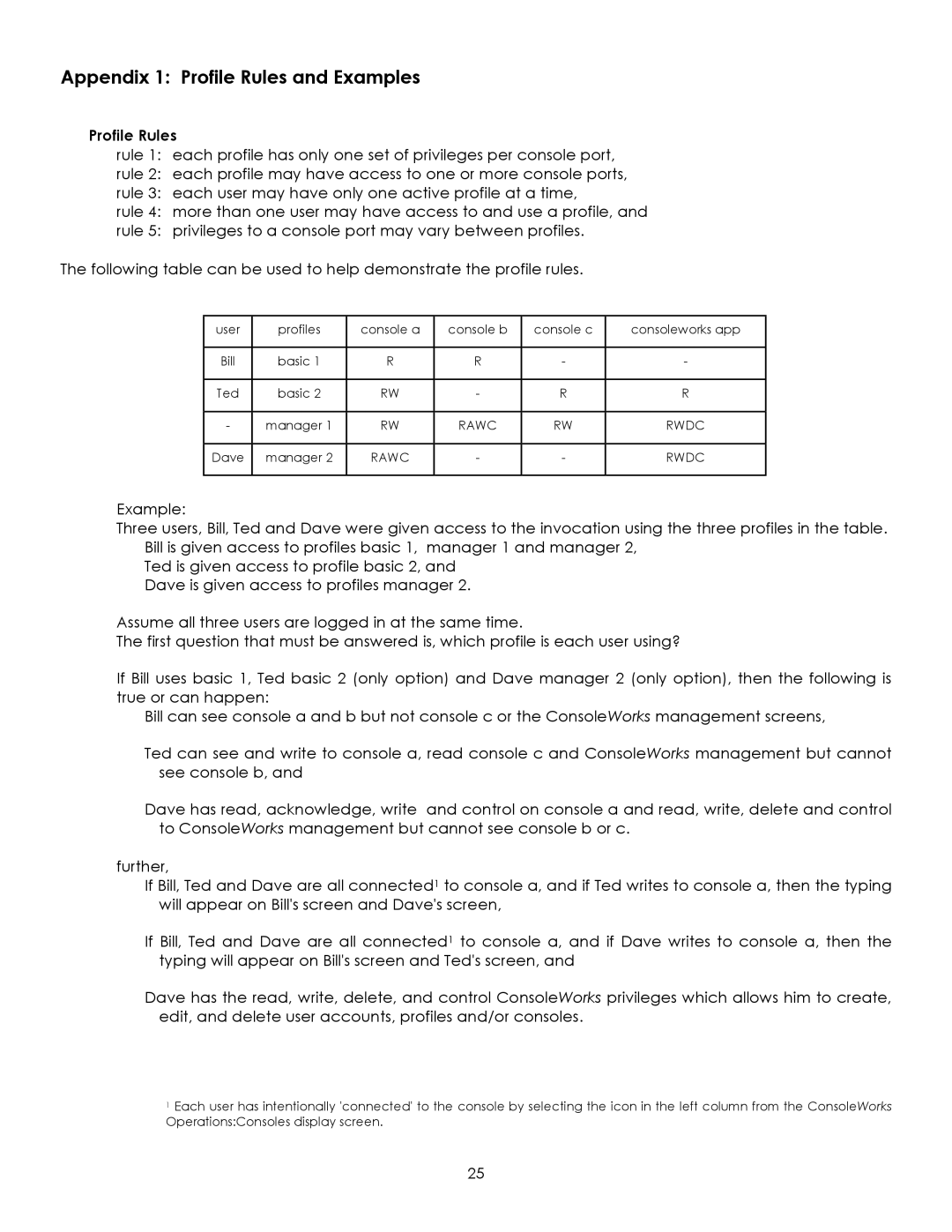 York Version 1.5.0 manual Appendix 1 Profile Rules and Examples 