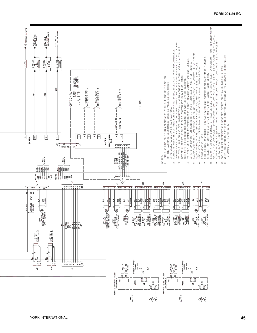 York YCWS manual Form 201.24-EG1 