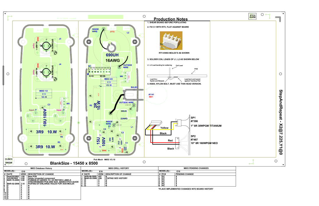 Yorkville Sound e10 service manual 16AWG 