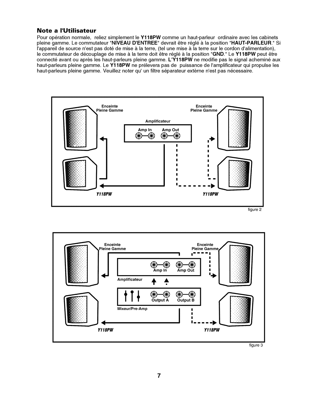 Yorkville Sound Y118PW, YS-115PW owner manual 