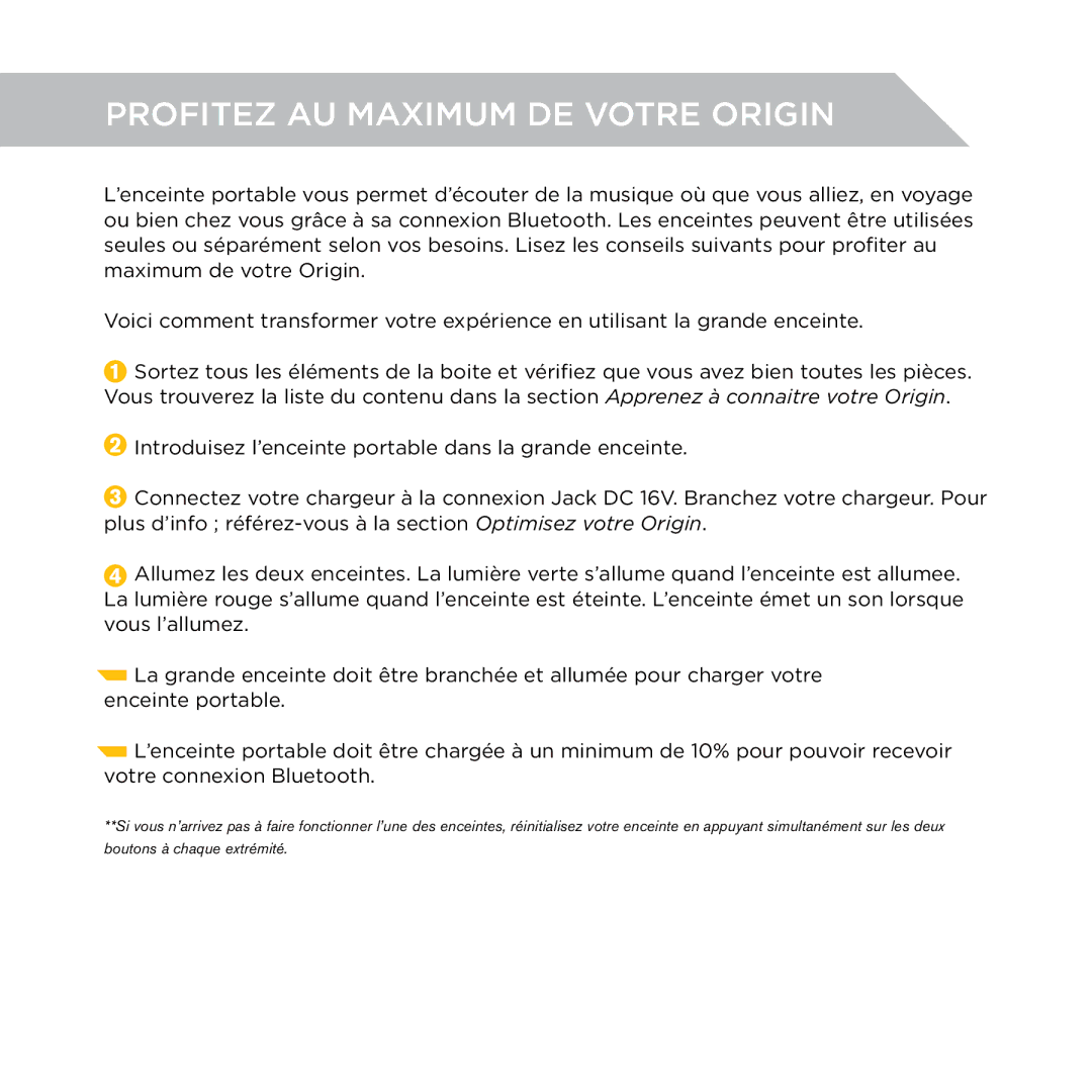 Zagg 780MV50MV manual Profitez AU Maximum DE Votre Origin 