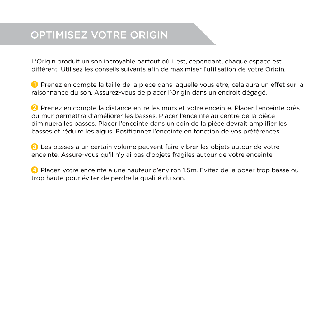 Zagg 780MV50MV manual Optimisez Votre Origin 