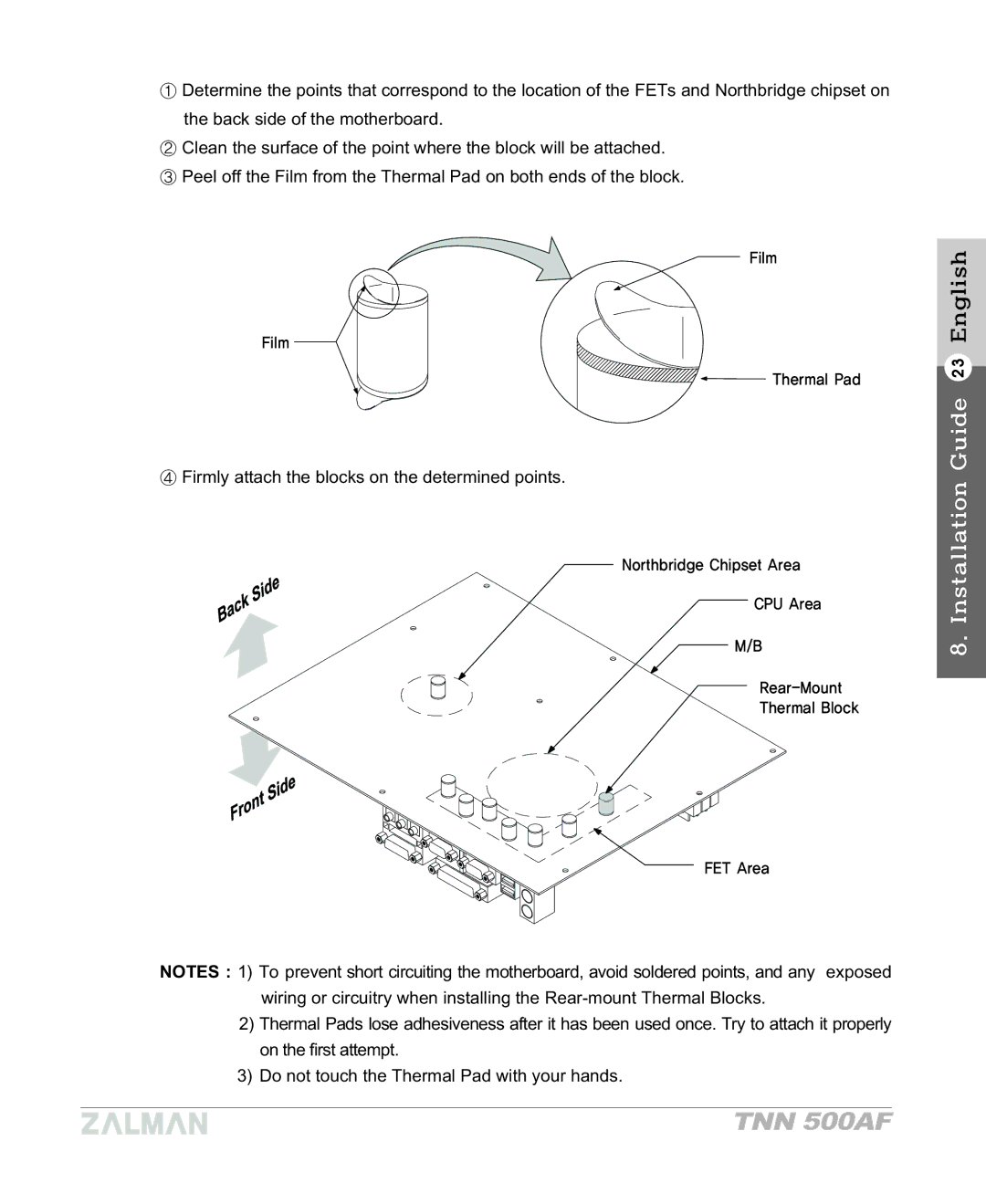 ZALMAN TNN 500AF manual 