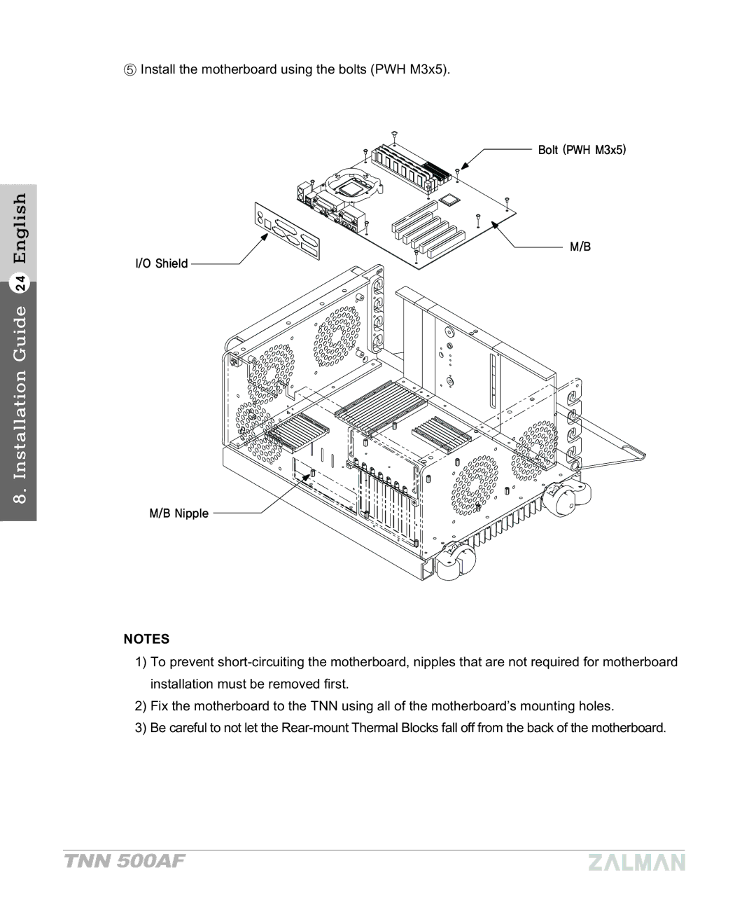 ZALMAN TNN 500AF manual 