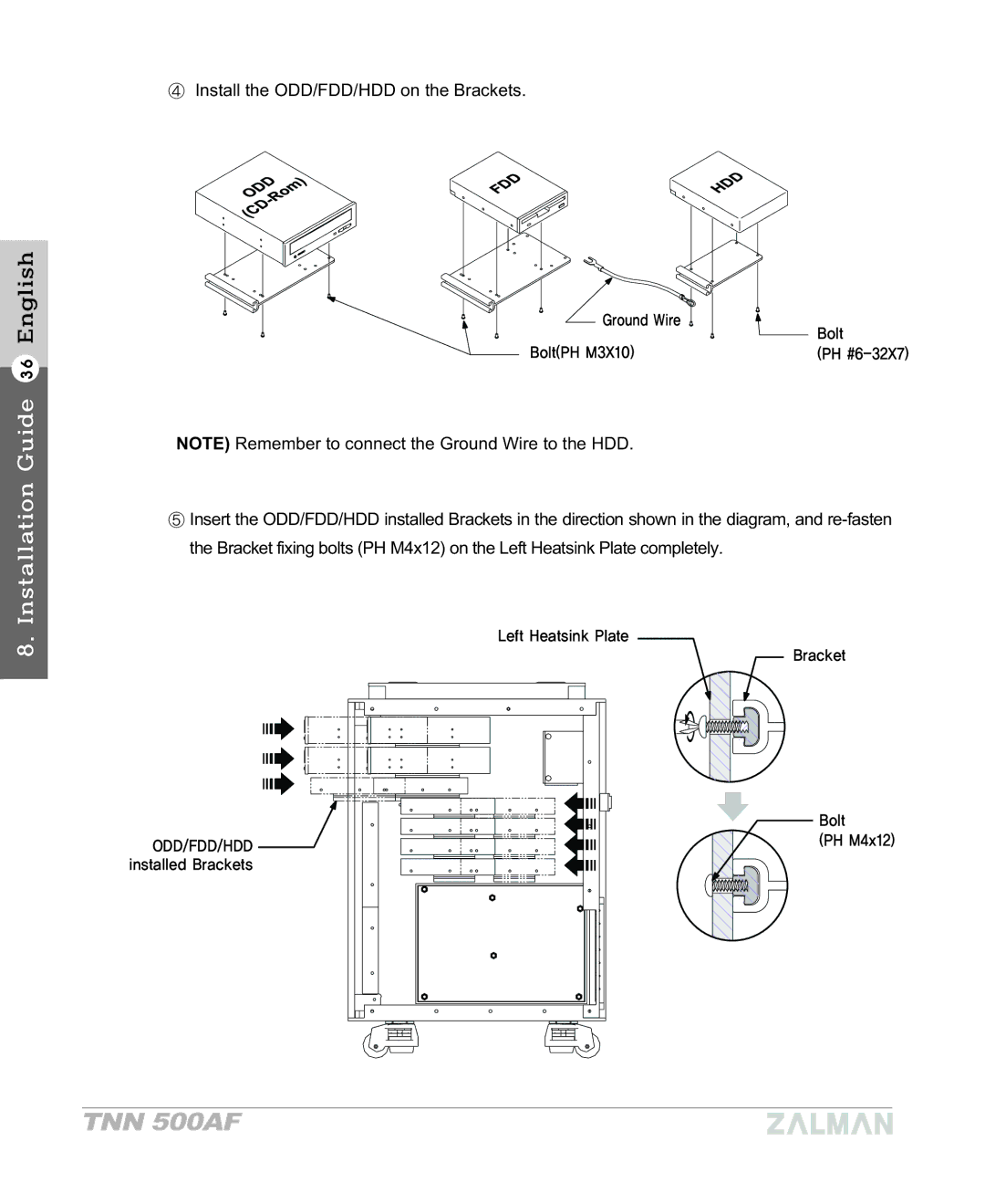 ZALMAN TNN 500AF manual 