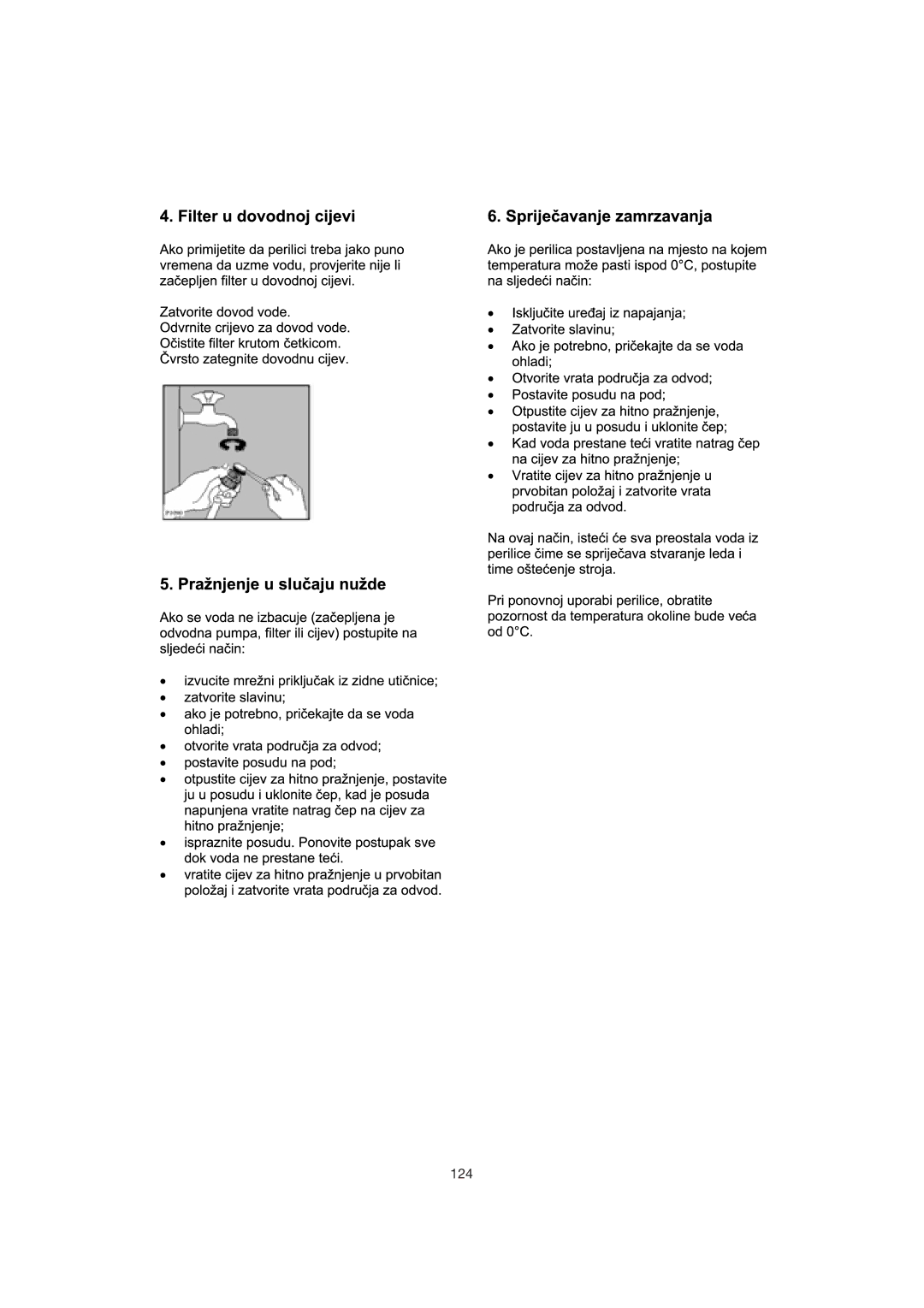 Zanussi 106 user manual 124 