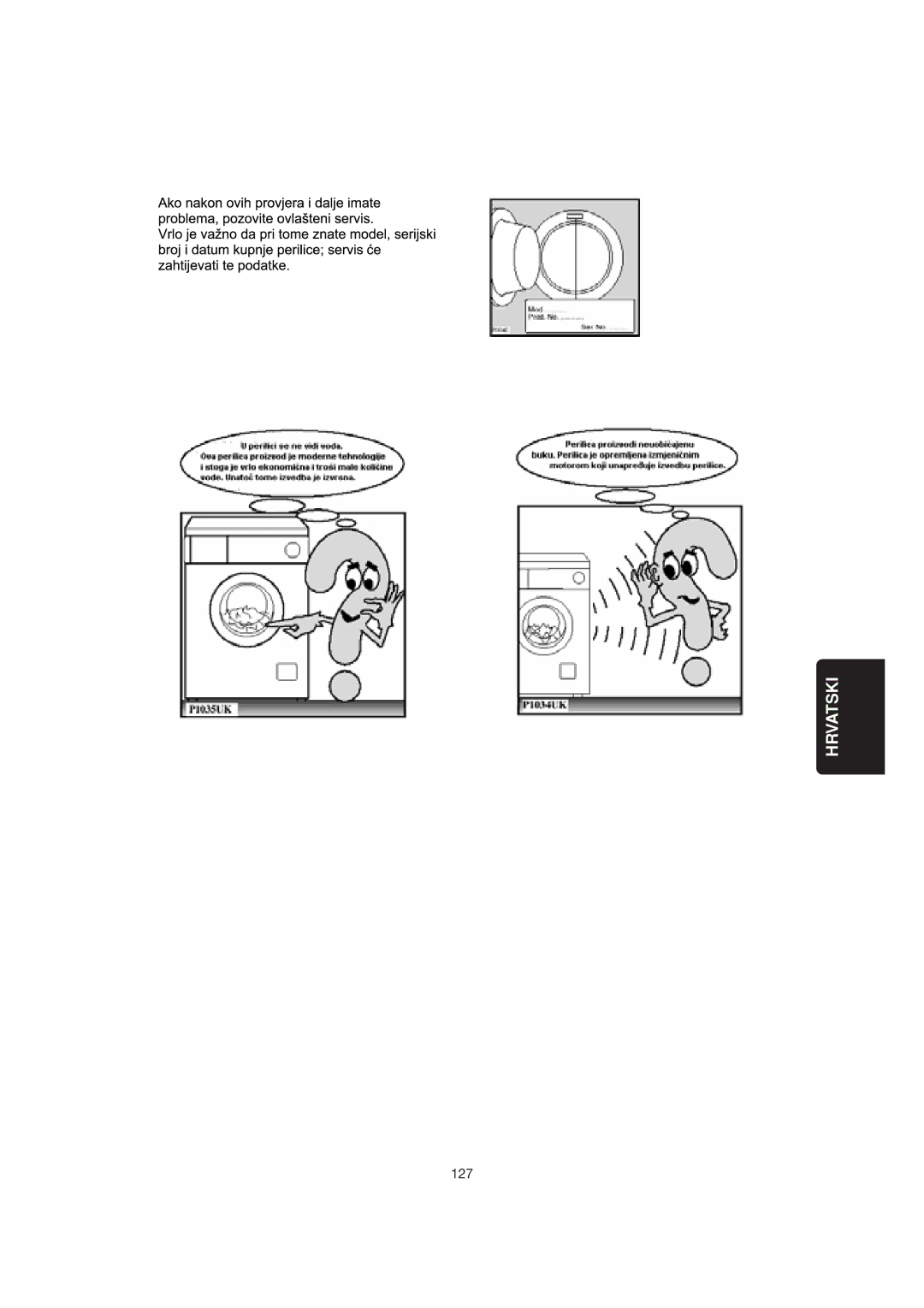 Zanussi 106 user manual 127 