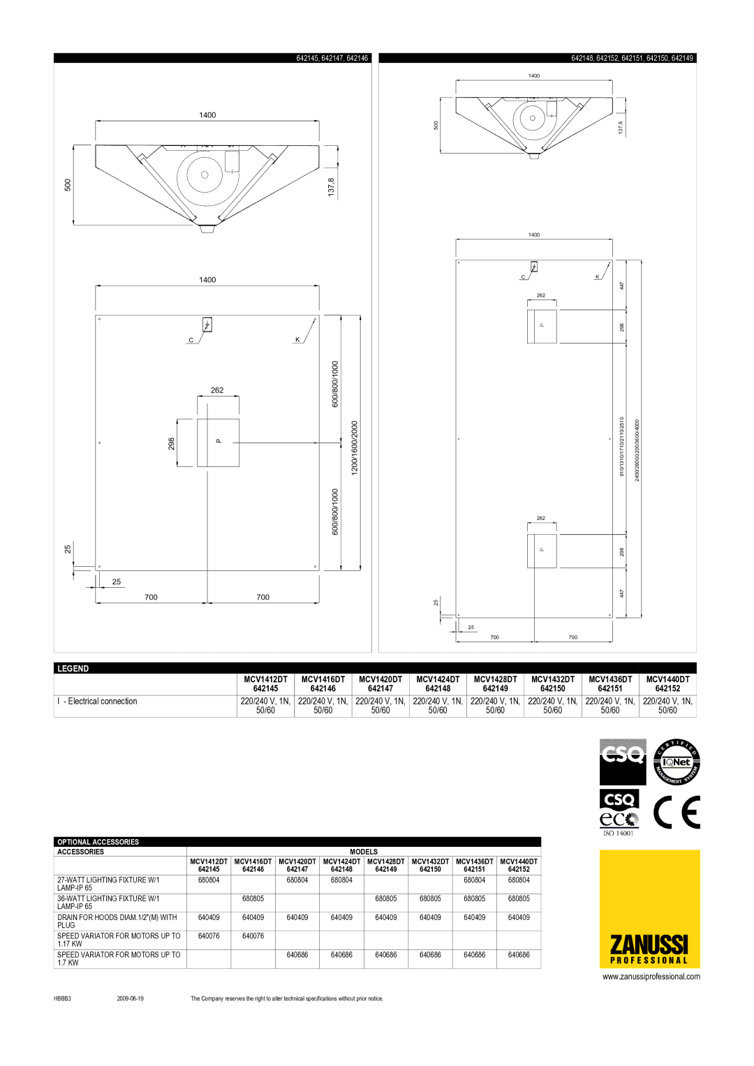 Zanussi 642150, 642152, 642149, 642151, 642147, 642146, 642145, 642148, MCV1428DT, MCV1424DT, MCV1420DT, MCV1416DT, MCV1436DT Zanussi 