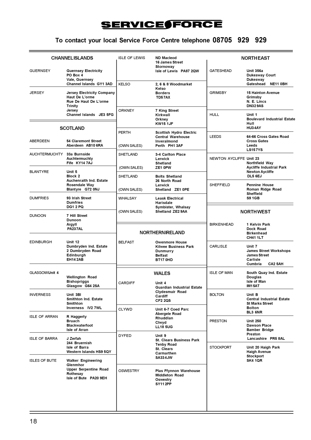 Zanussi BMS 641 - BST 6 manual Northernireland 