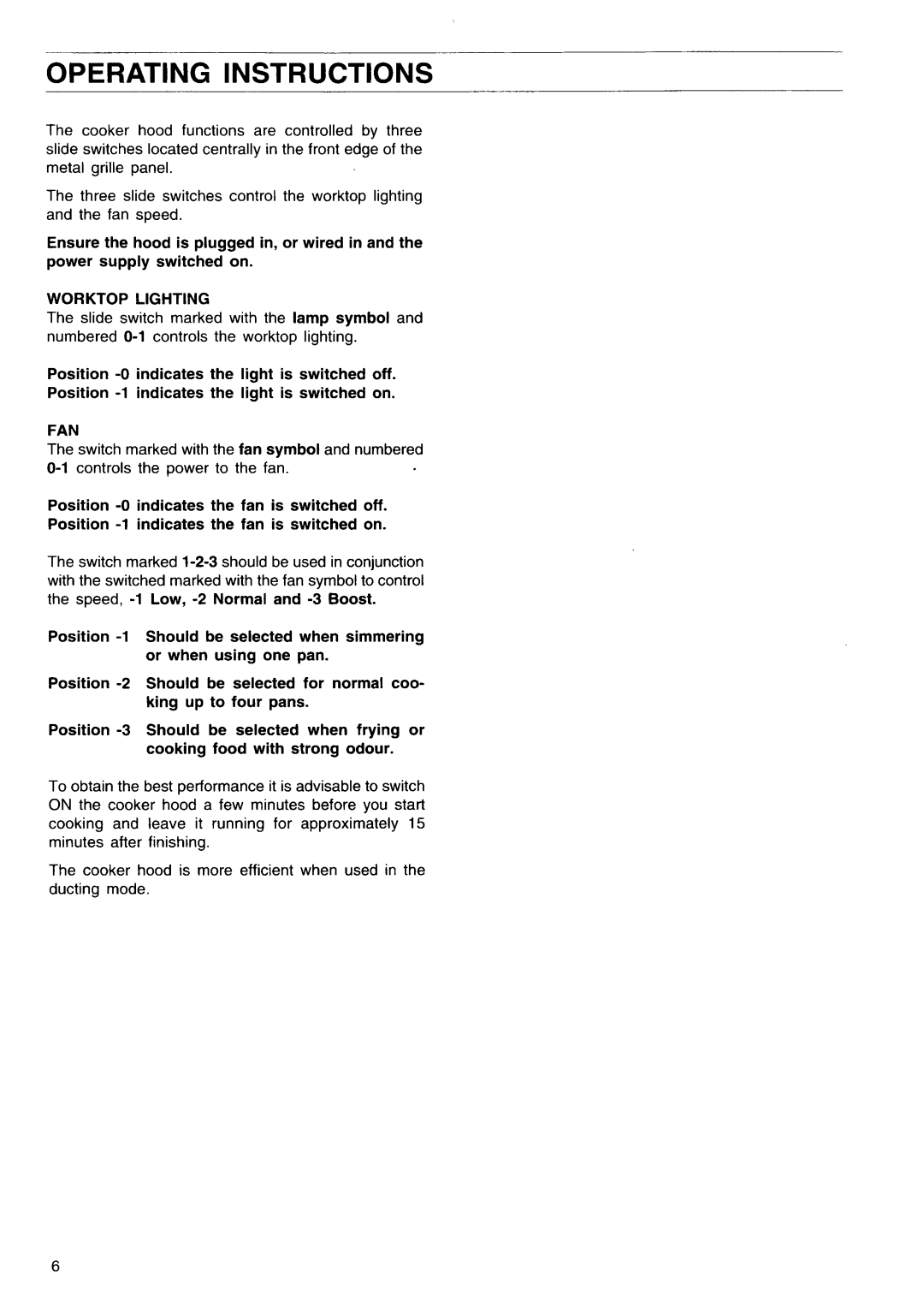 Zanussi CHI 6029 manual 