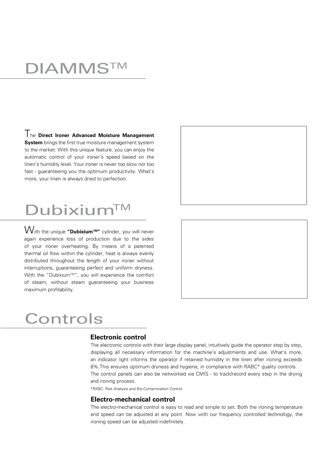 Zanussi Clothes Dryer manual DubixiumTM, Controls 