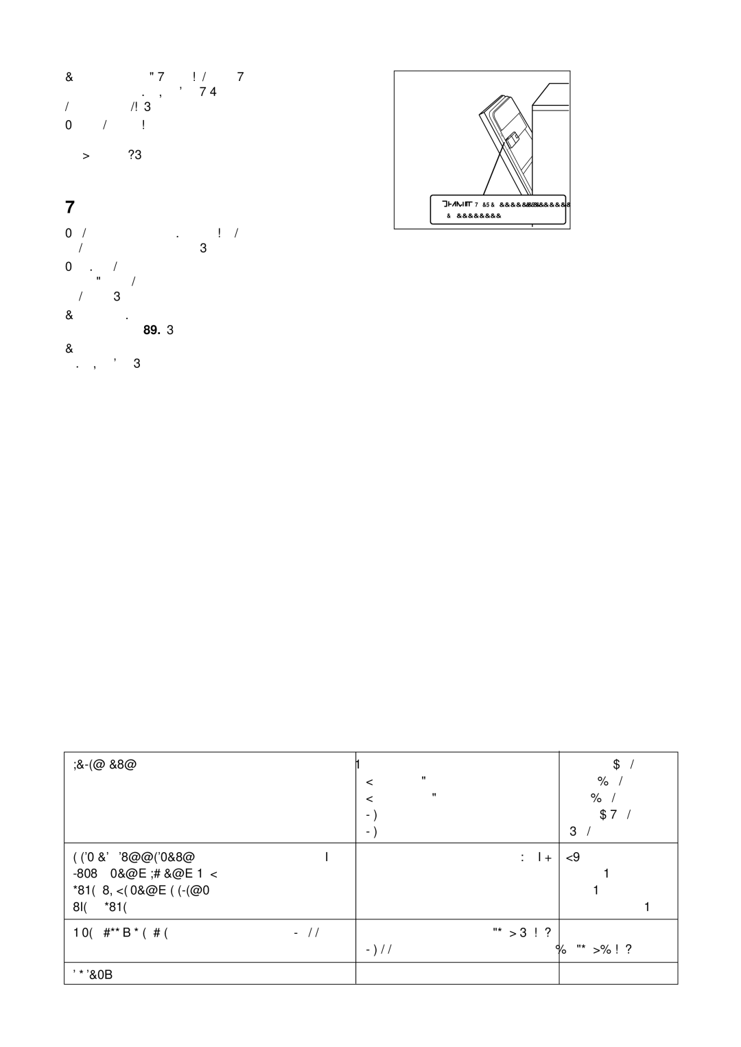 Zanussi DE 6965 manual Protection against flooding, Technical specifications, AL4 