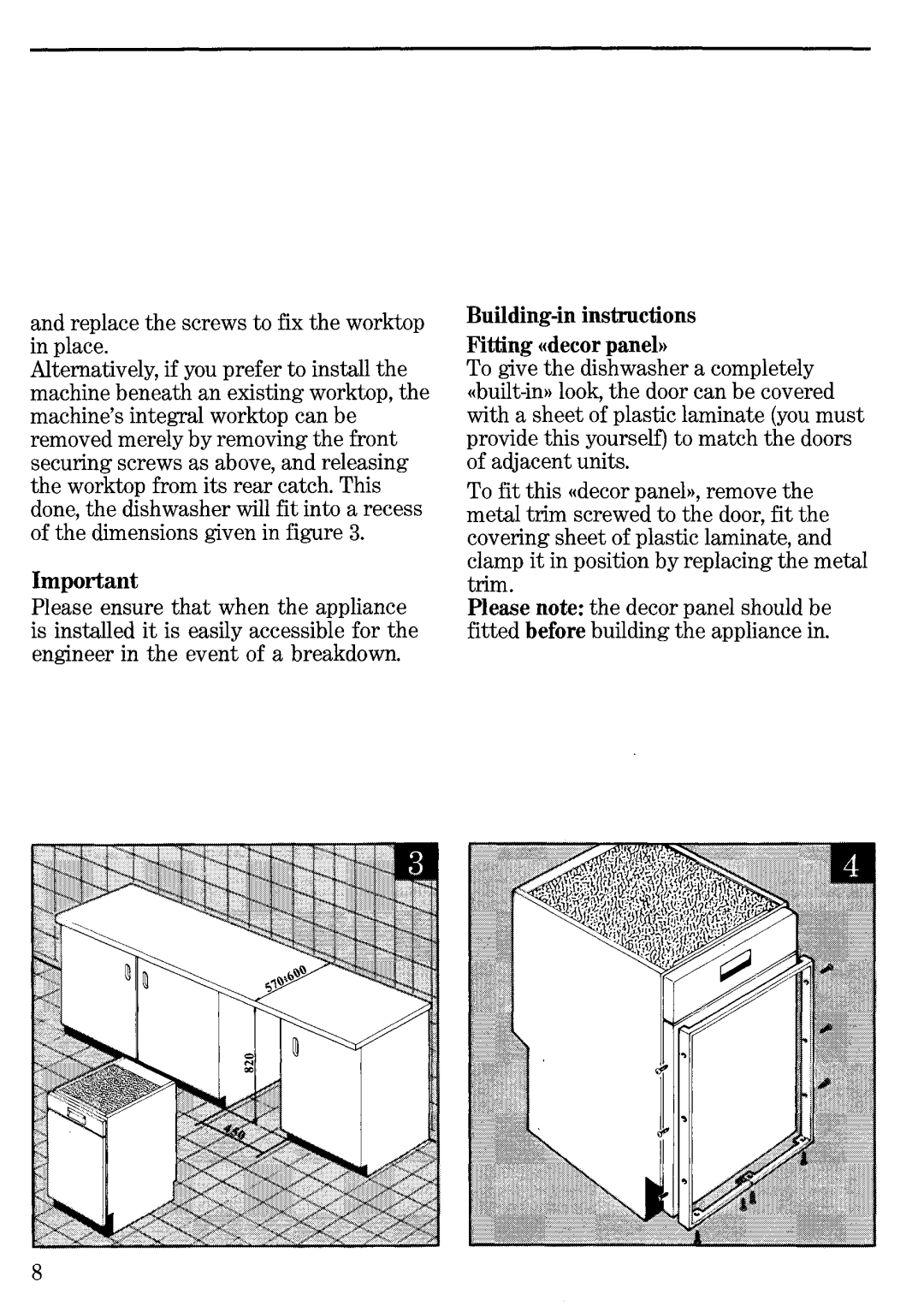 Zanussi DS 20 TCR/A manual 