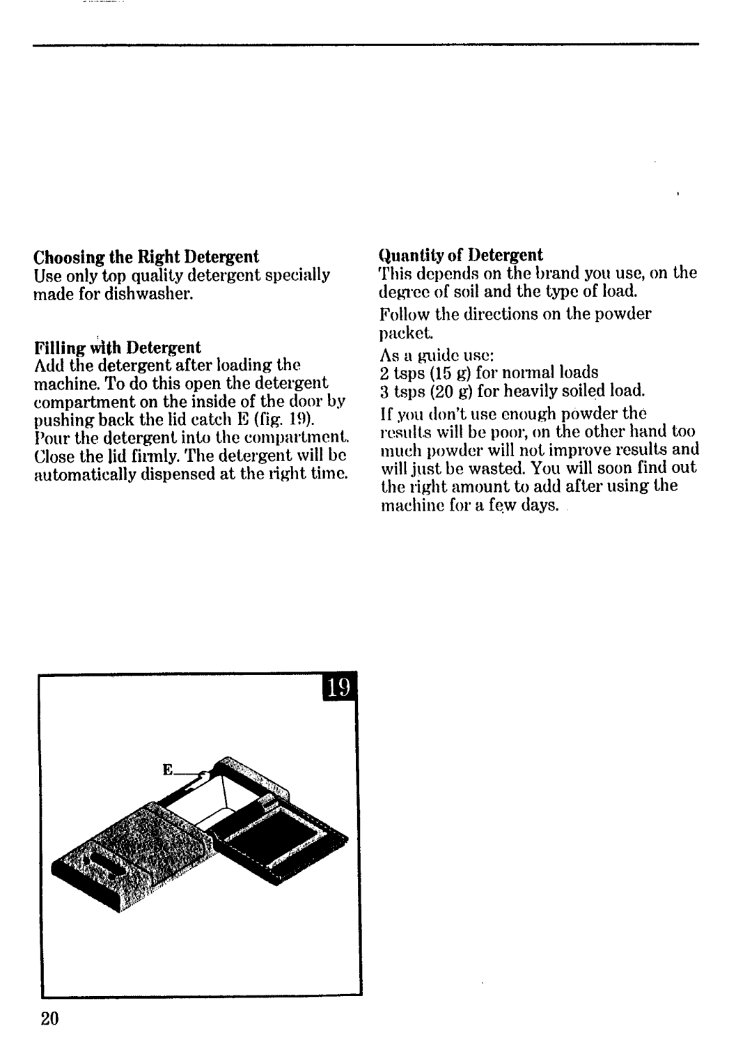 Zanussi DW 20 TCR, DW 15 TCR manual 