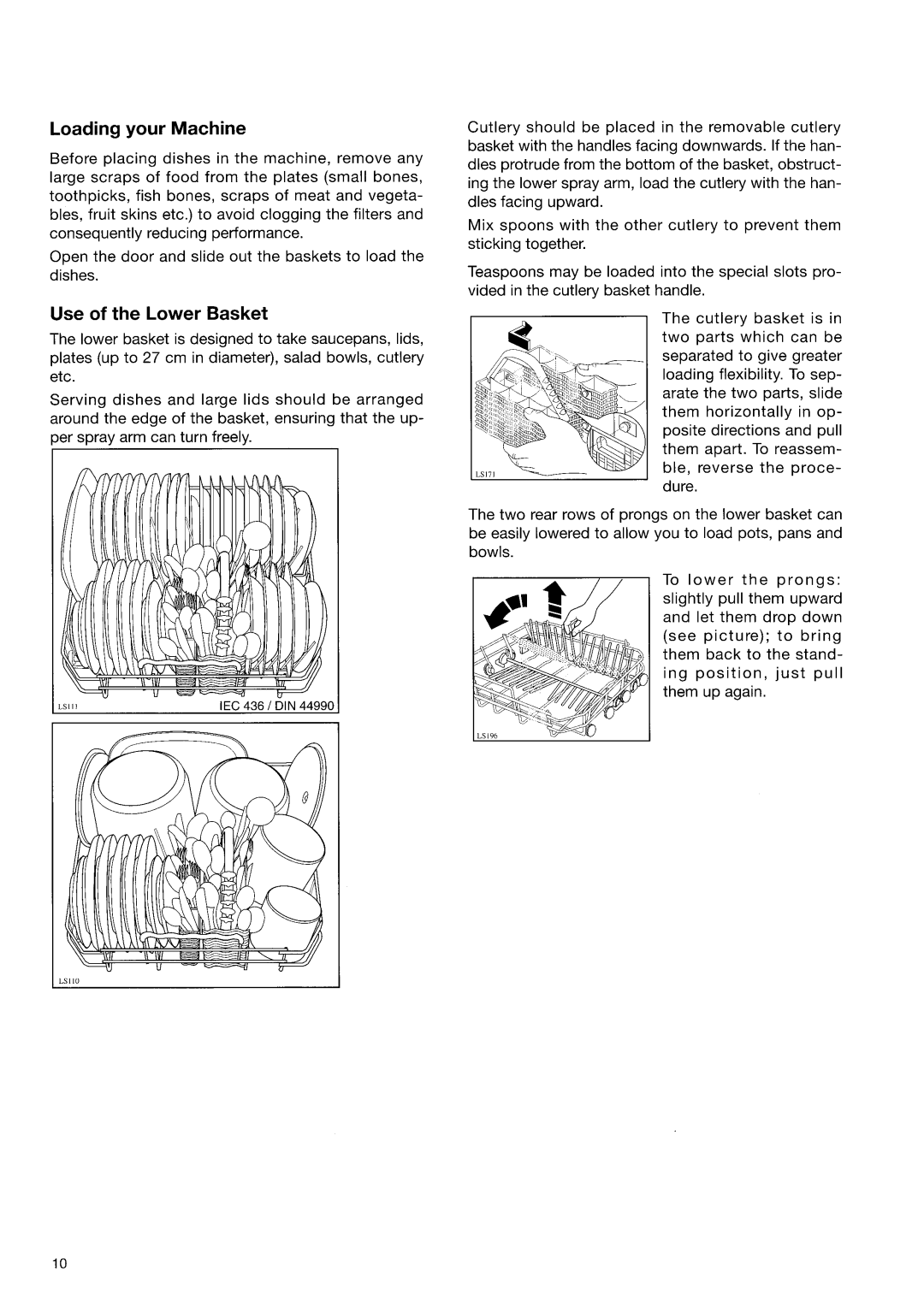 Zanussi DW927 manual 