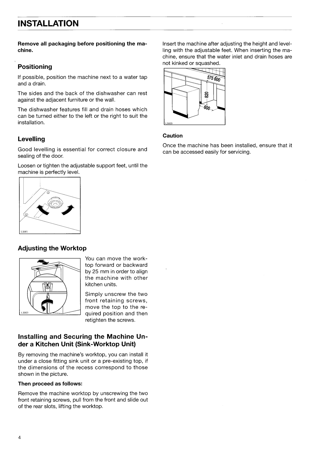 Zanussi DW927 manual 