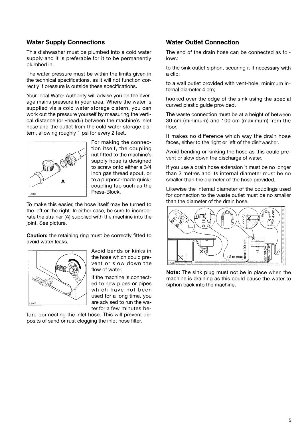 Zanussi DW927 manual 